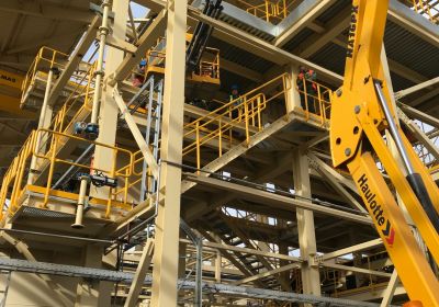Dundee Precious Metals Krumovgrad EAD Equipment for rubber belt conveyor and vulcanization